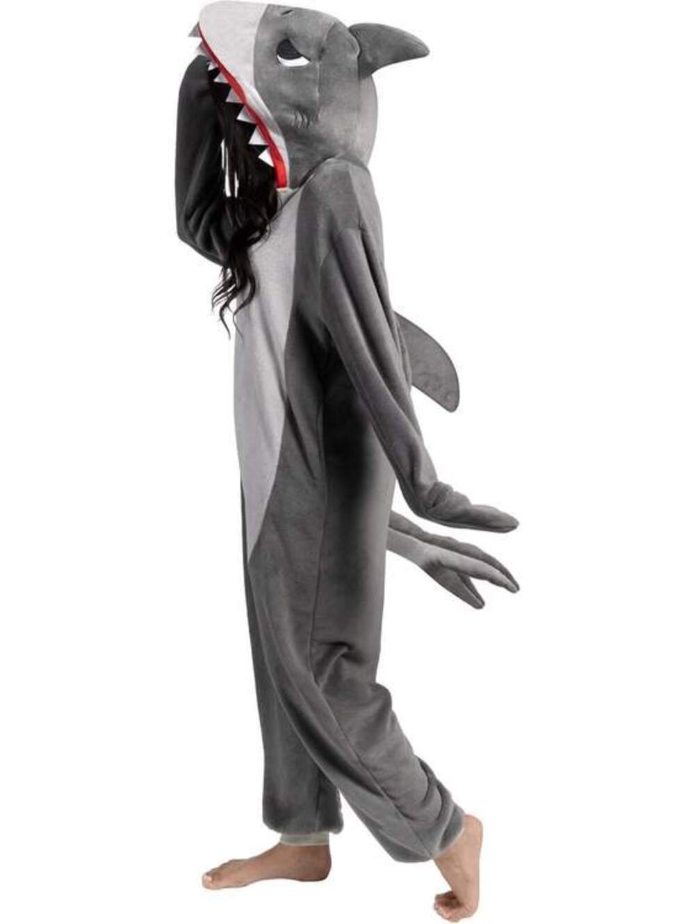 Spooktacular Creations Adult Shark Costume, Grey, Large, halloween, costume